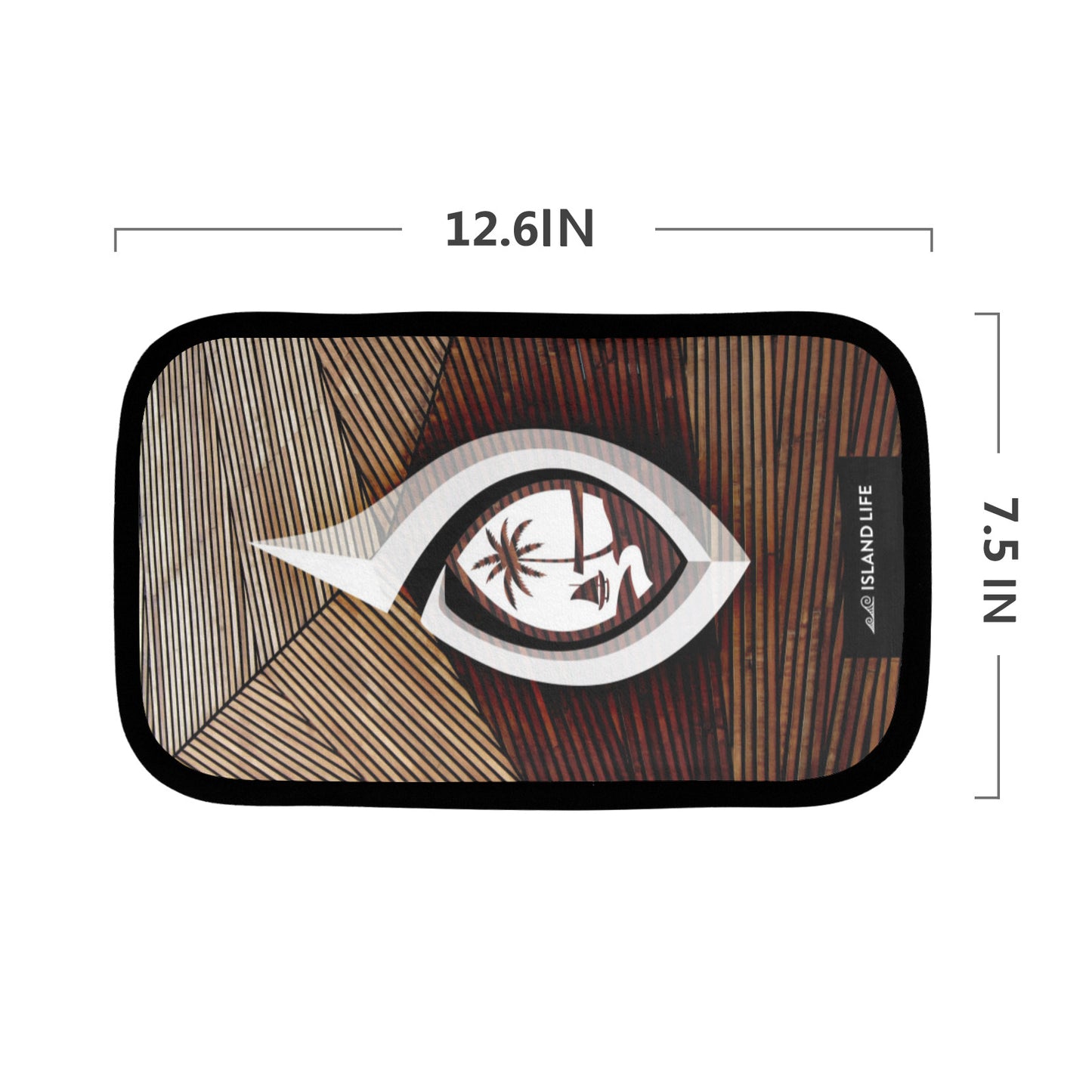 Guam Tribal Hook Car Armrest Cover