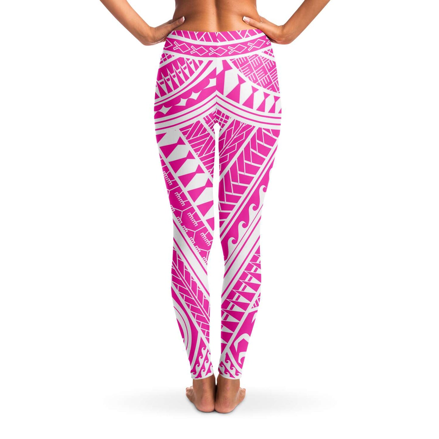 Guahan Modern Tribal Guam CNMI Pink Premium Leggings