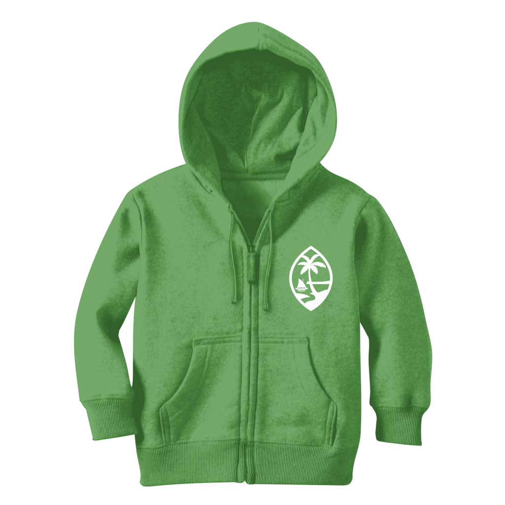 Coconut Crab Island Boy Guam Classic Kids Zip Hoodie Jacket