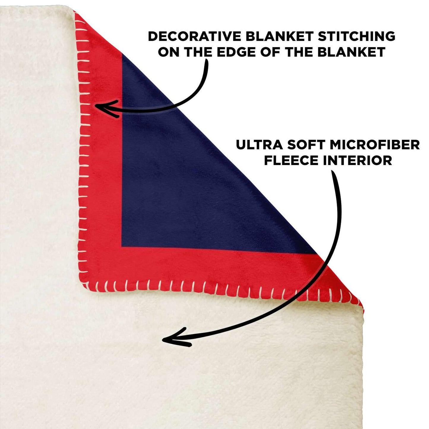 Guam Flag Microfleece Blanket