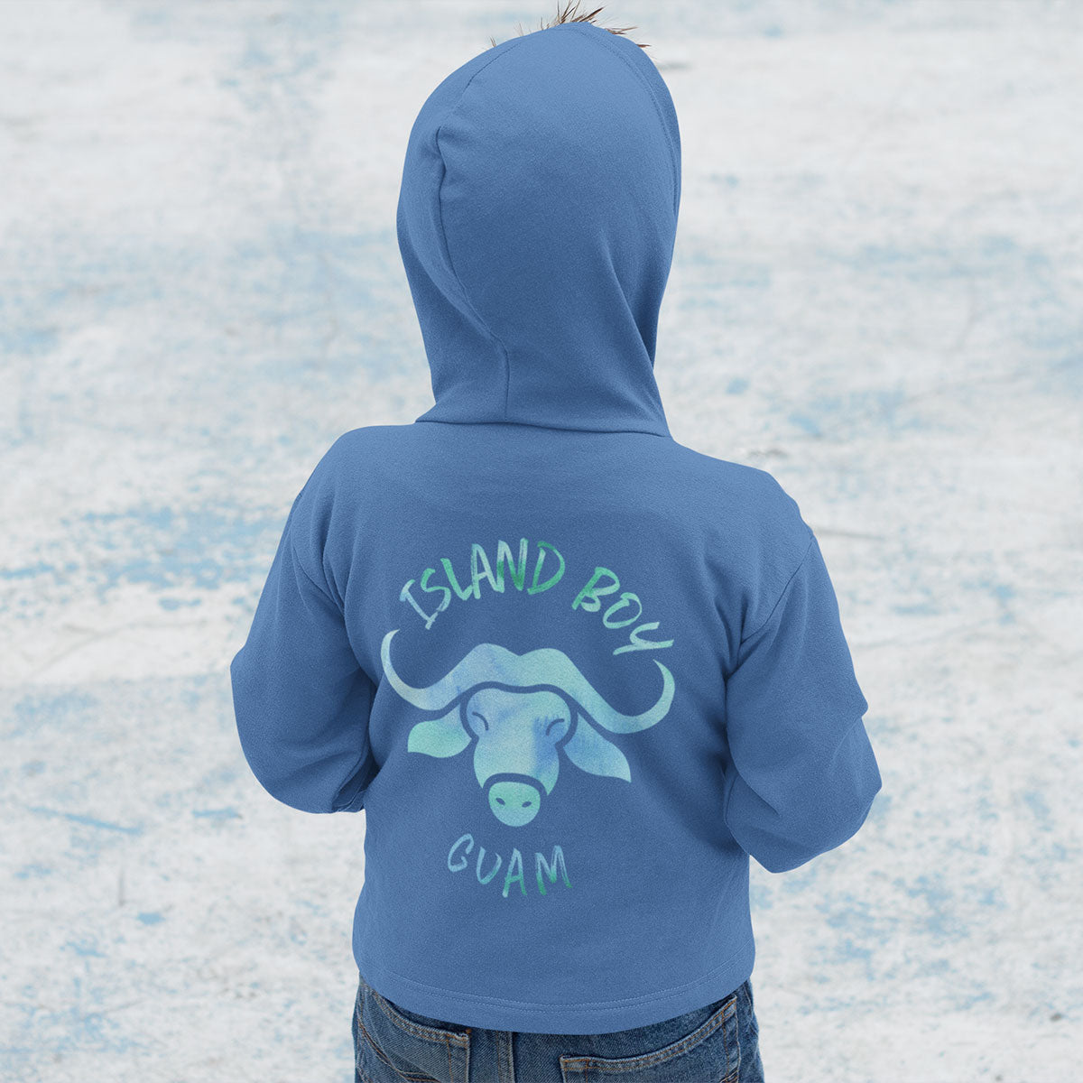 Carabao Island Boy Guam Classic Kids Zip Hoodie Jacket
