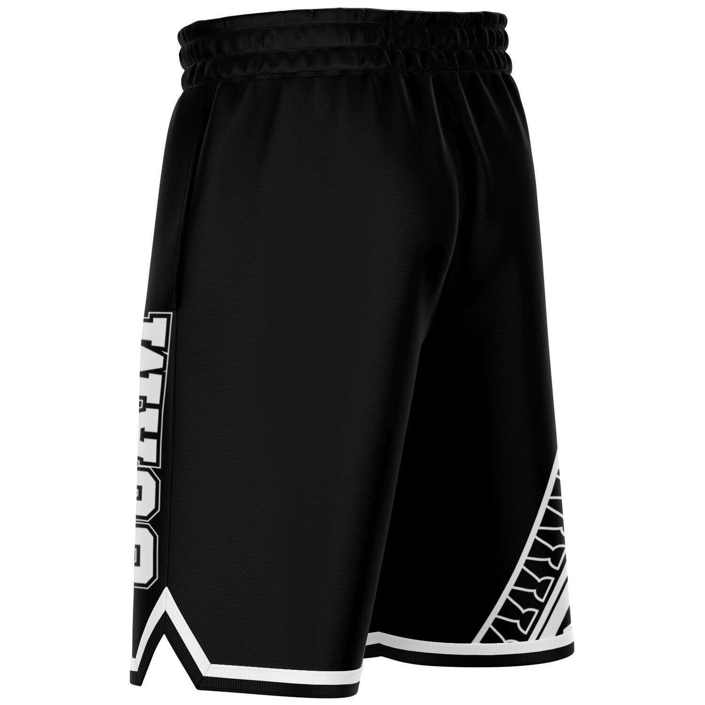 Guam Tribal Black Basketball Shorts