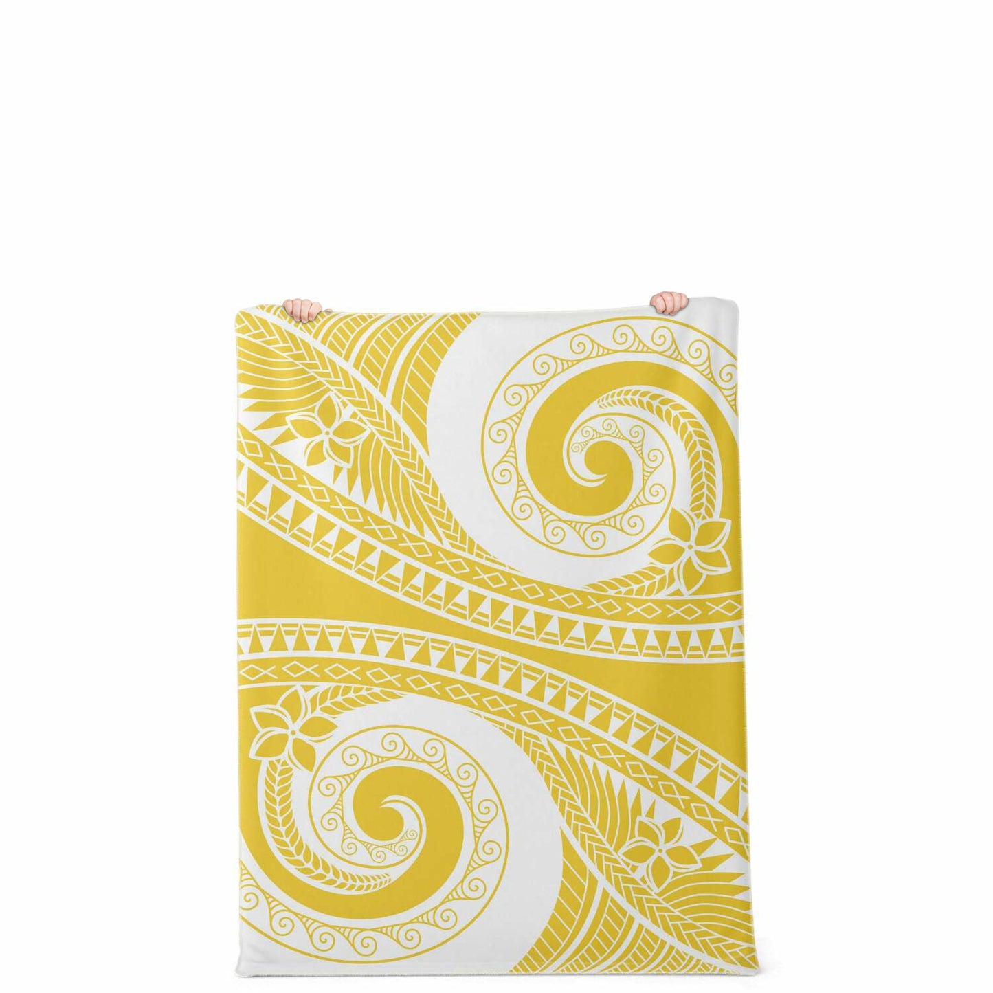Tribal Gold Microfleece Blanket