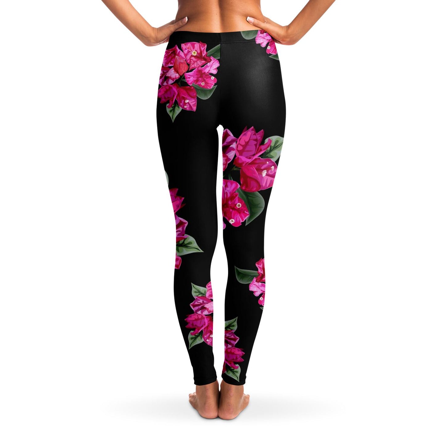 Guam Puti Tai Nobio Bougainvillea Leggings
