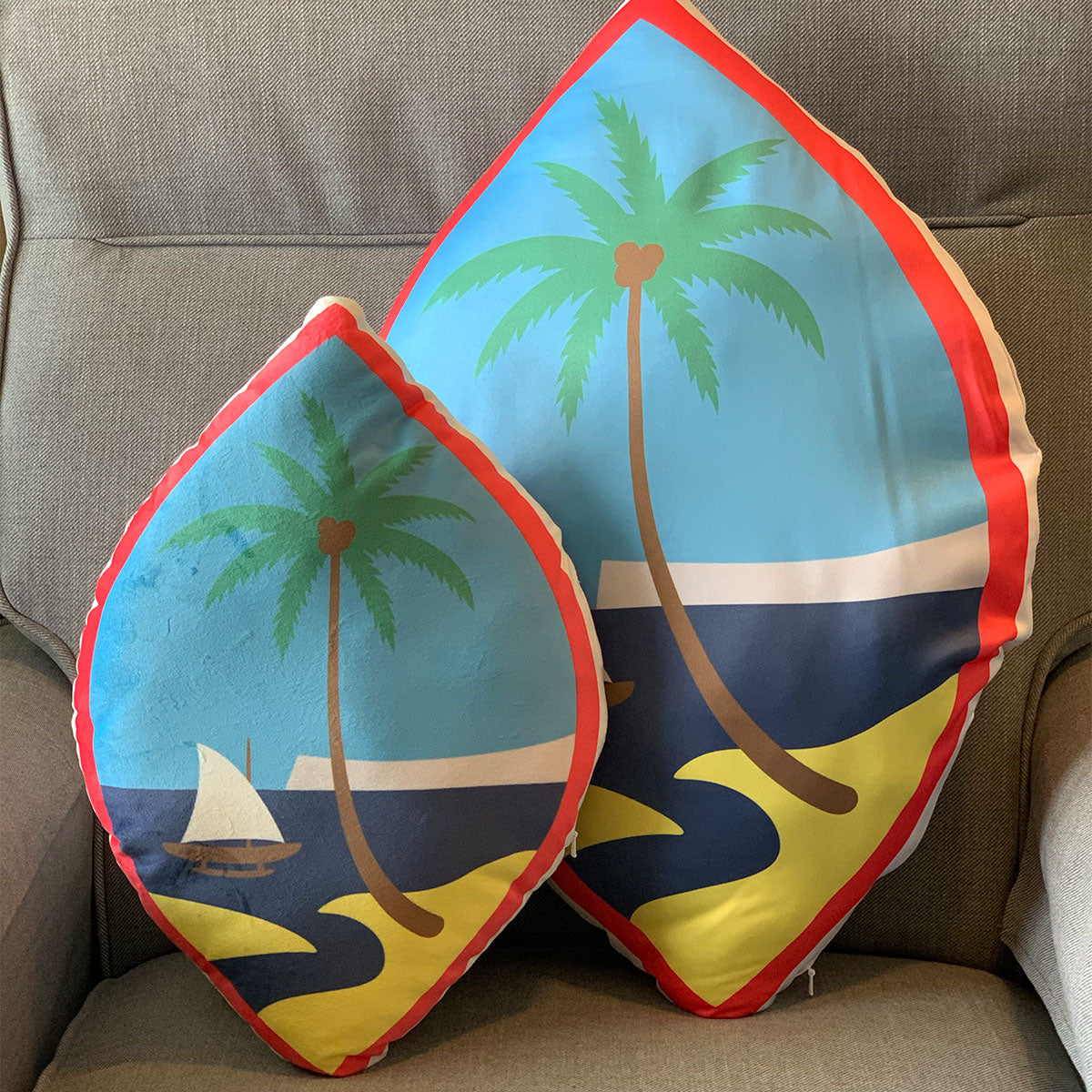 Guam Flag Pillow Custom Shape Cushion Pillow
