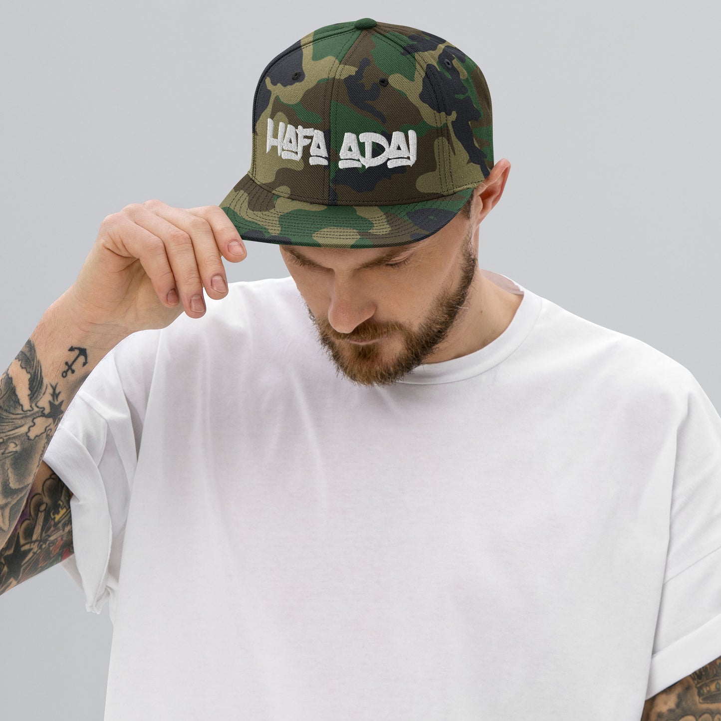 Hafa Adai Guam CNMI 3D Embroidery Snapback Hat