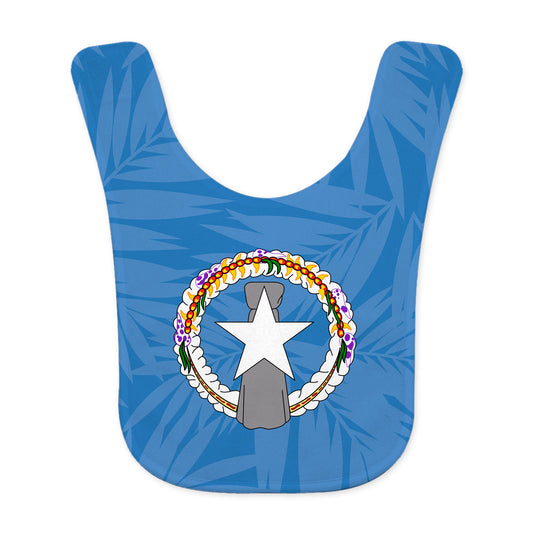 CNMI Seal Coconut Leaves Baby Bib