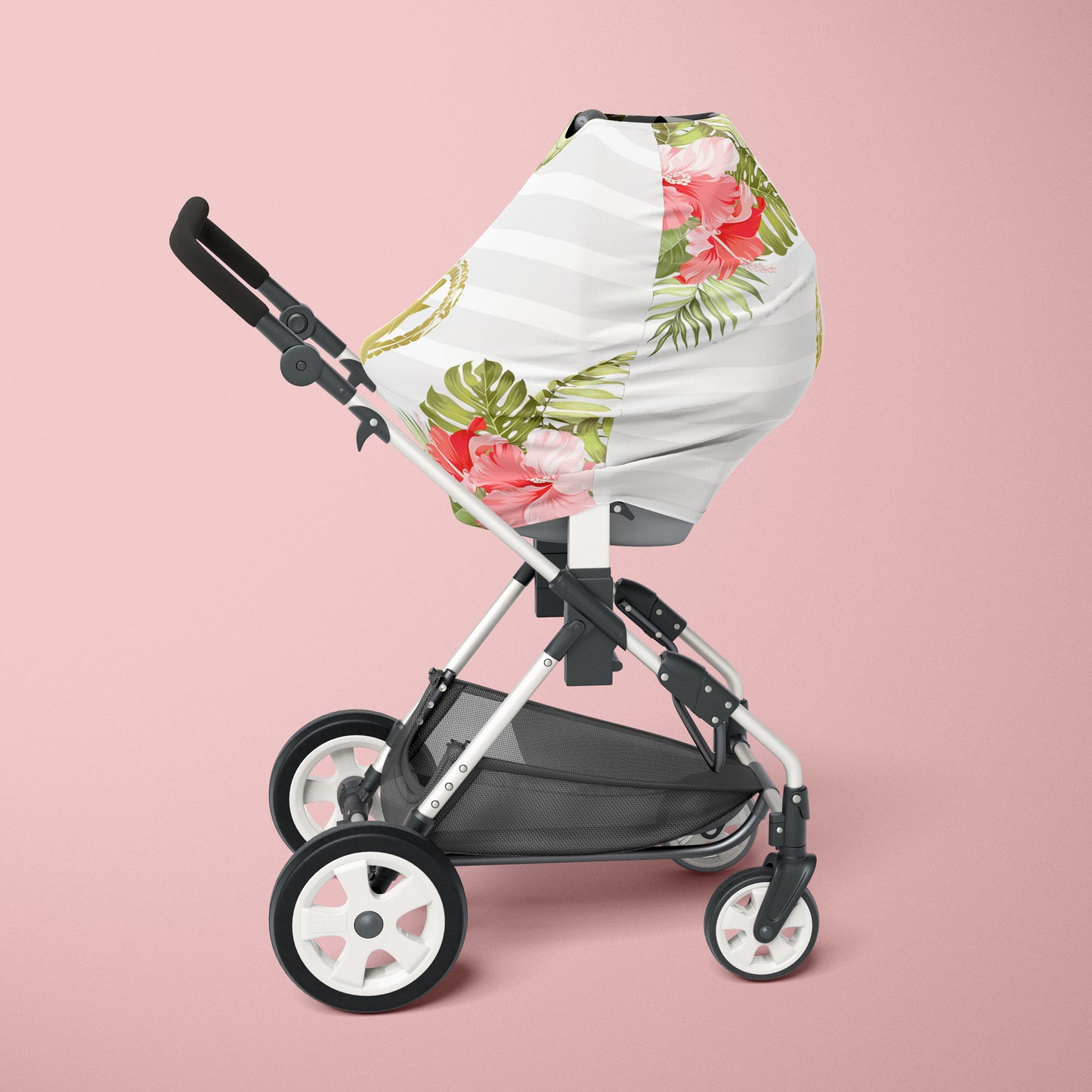 CNMI Hibiscus Nursing Cover Car Seat Cover Saipan Tinian Rota