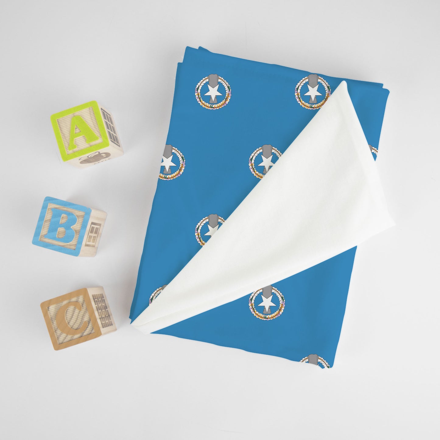 CNMI Seals Baby Swaddle Blanket