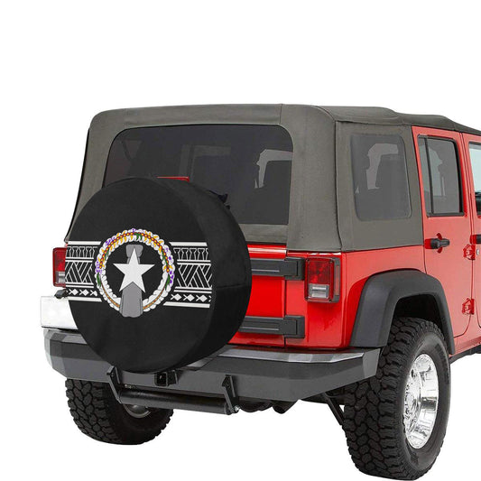 CNMI Tribal Jeep Spare Tire Cover