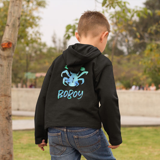 Coconut Crab Boboy Guam Boys Classic Kids Zip Hoodie Jacket