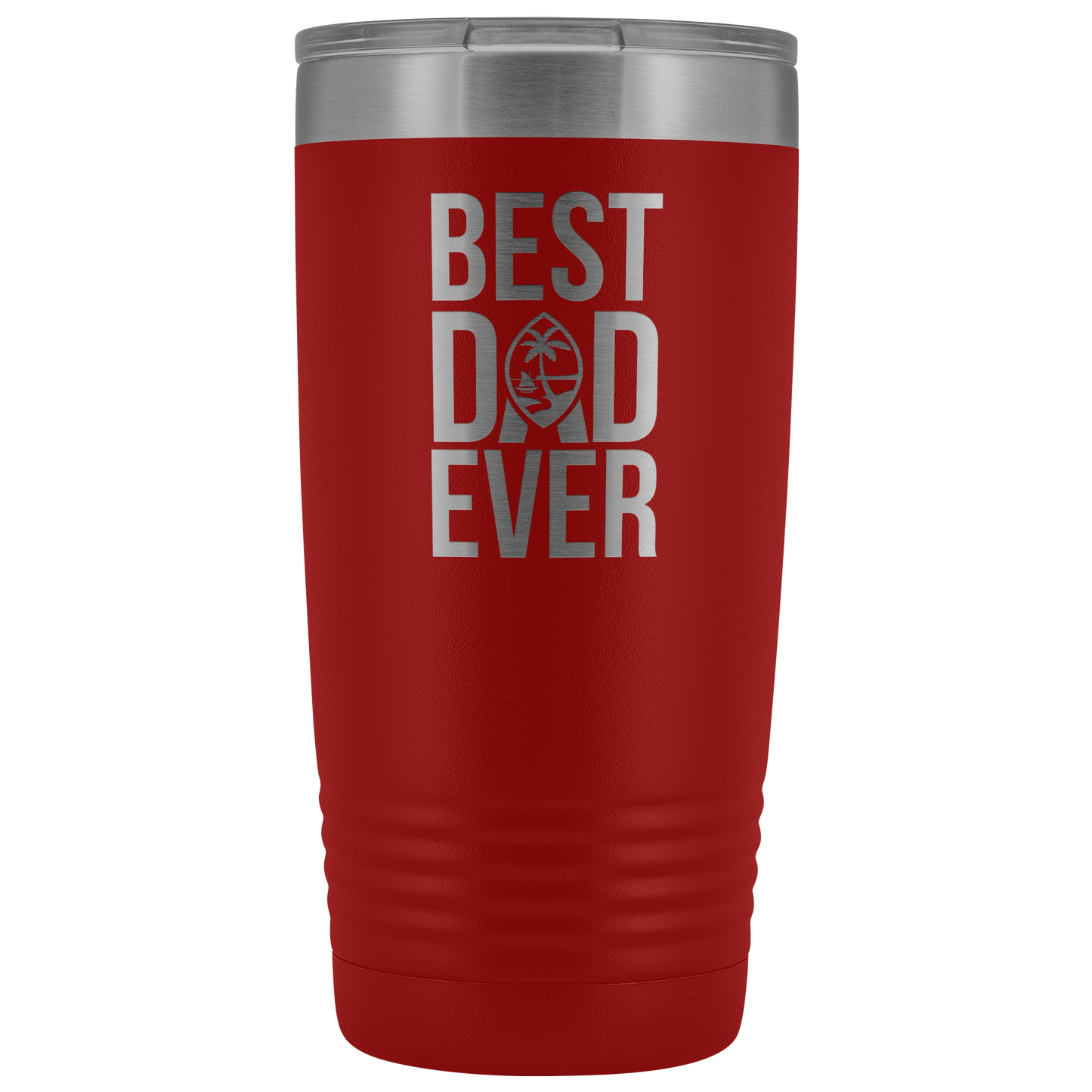 Best Dad Ever Guam Seal 20oz Tumbler