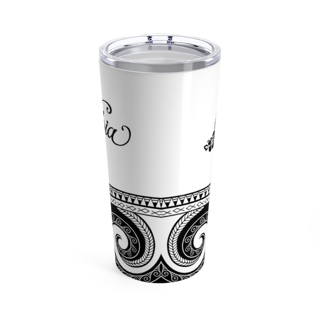 Nobia Chamorro Bride Guam Wedding White Tumbler 20oz