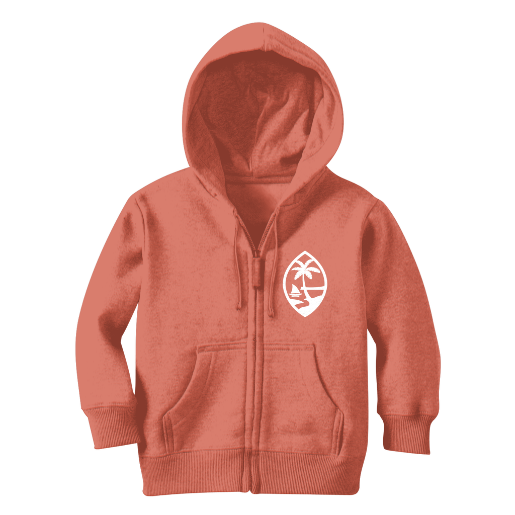 Hibiscus Neni Guam Girls Classic Kids Zip Hoodie Jacket