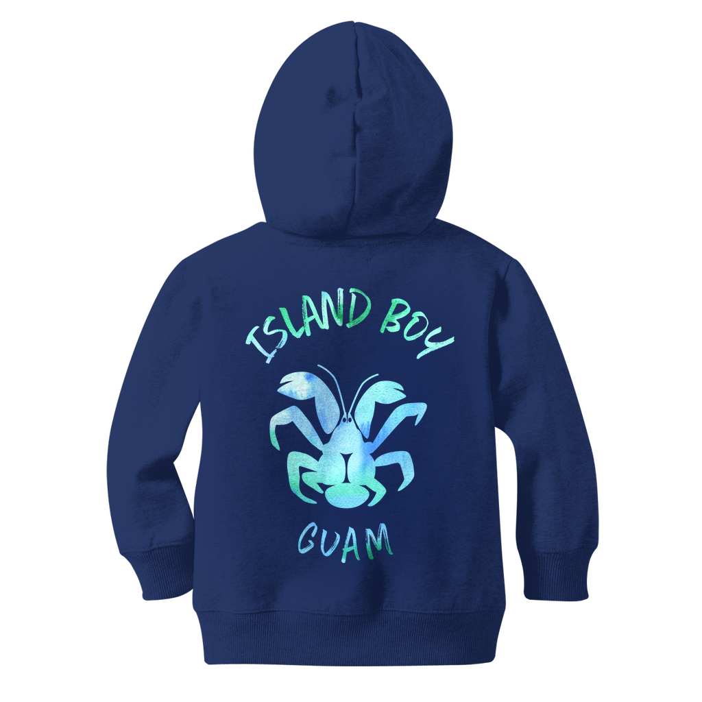 Coconut Crab Island Boy Guam Classic Kids Zip Hoodie Jacket