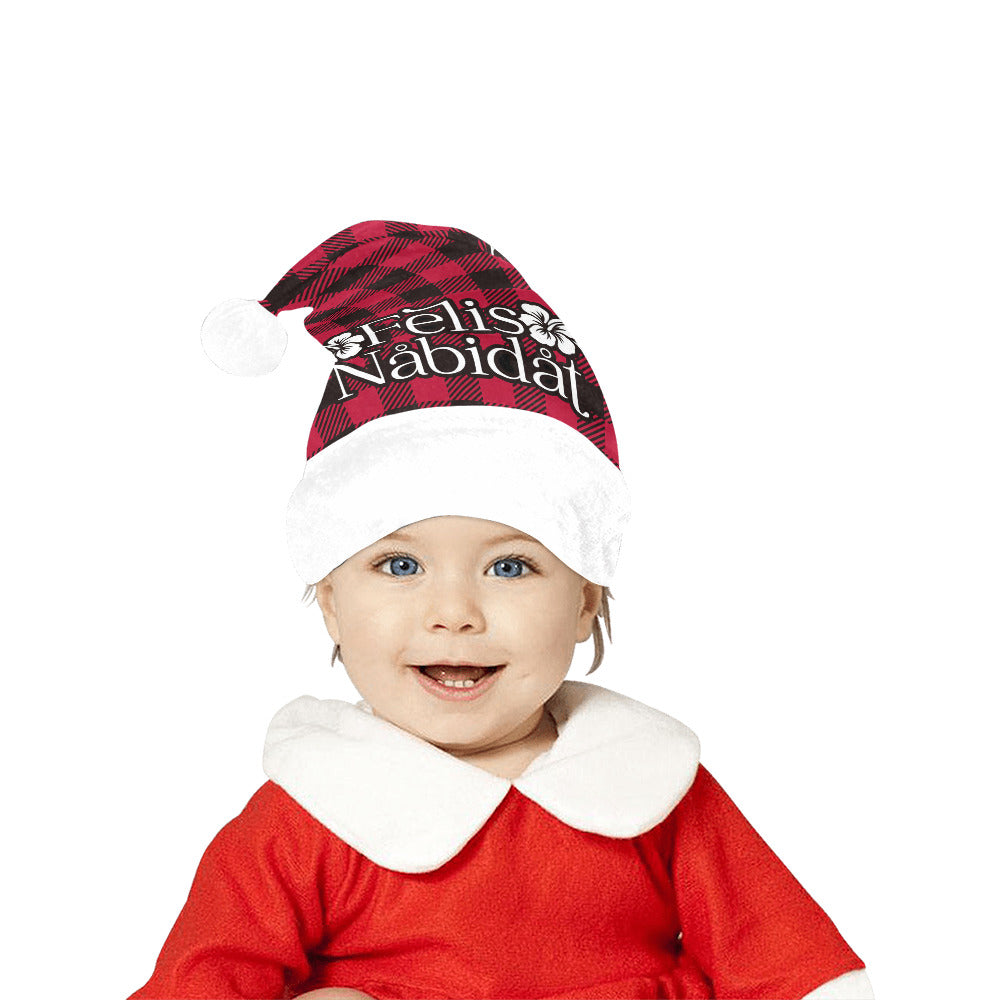 Felis Nabidat Buffalo Plaid Guam CNMI Santa Hat