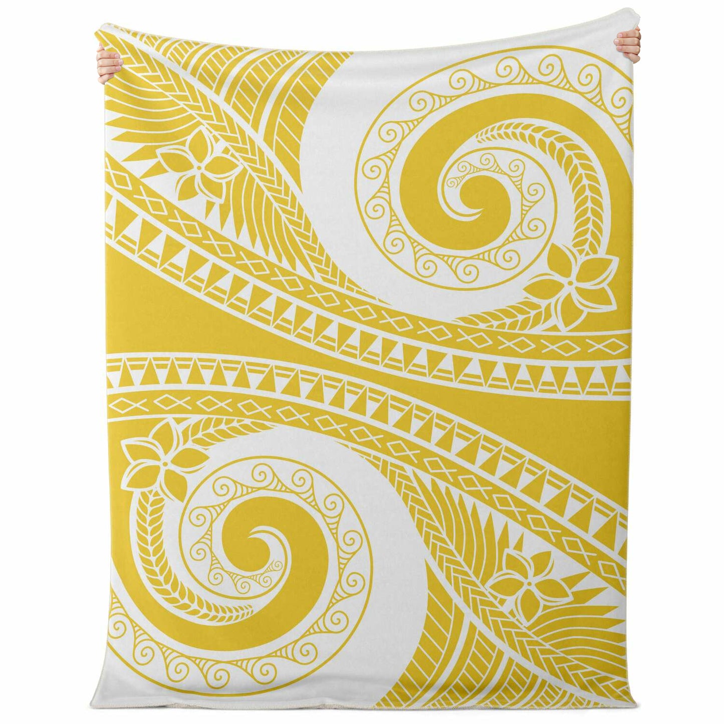 Tribal Gold Microfleece Blanket
