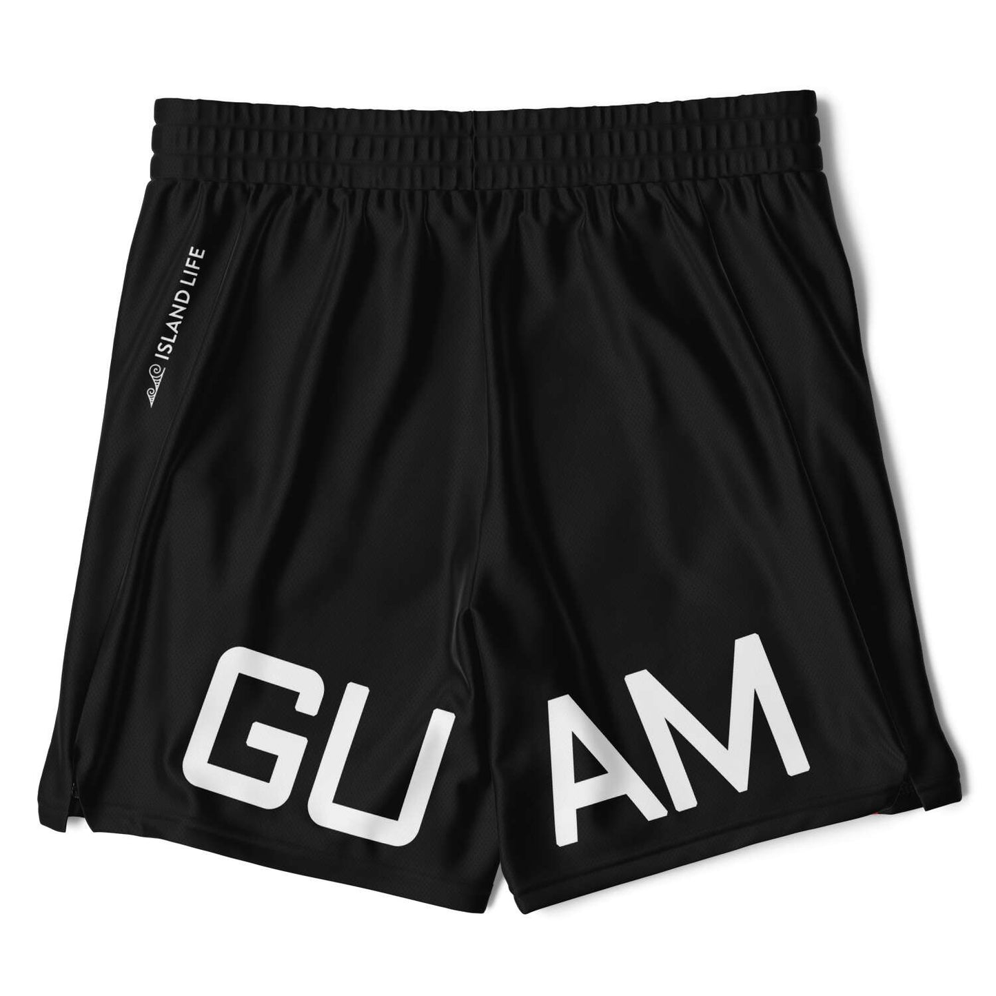 Guam Tribal Layer 2-in-1 Phone Pocket Active Shorts