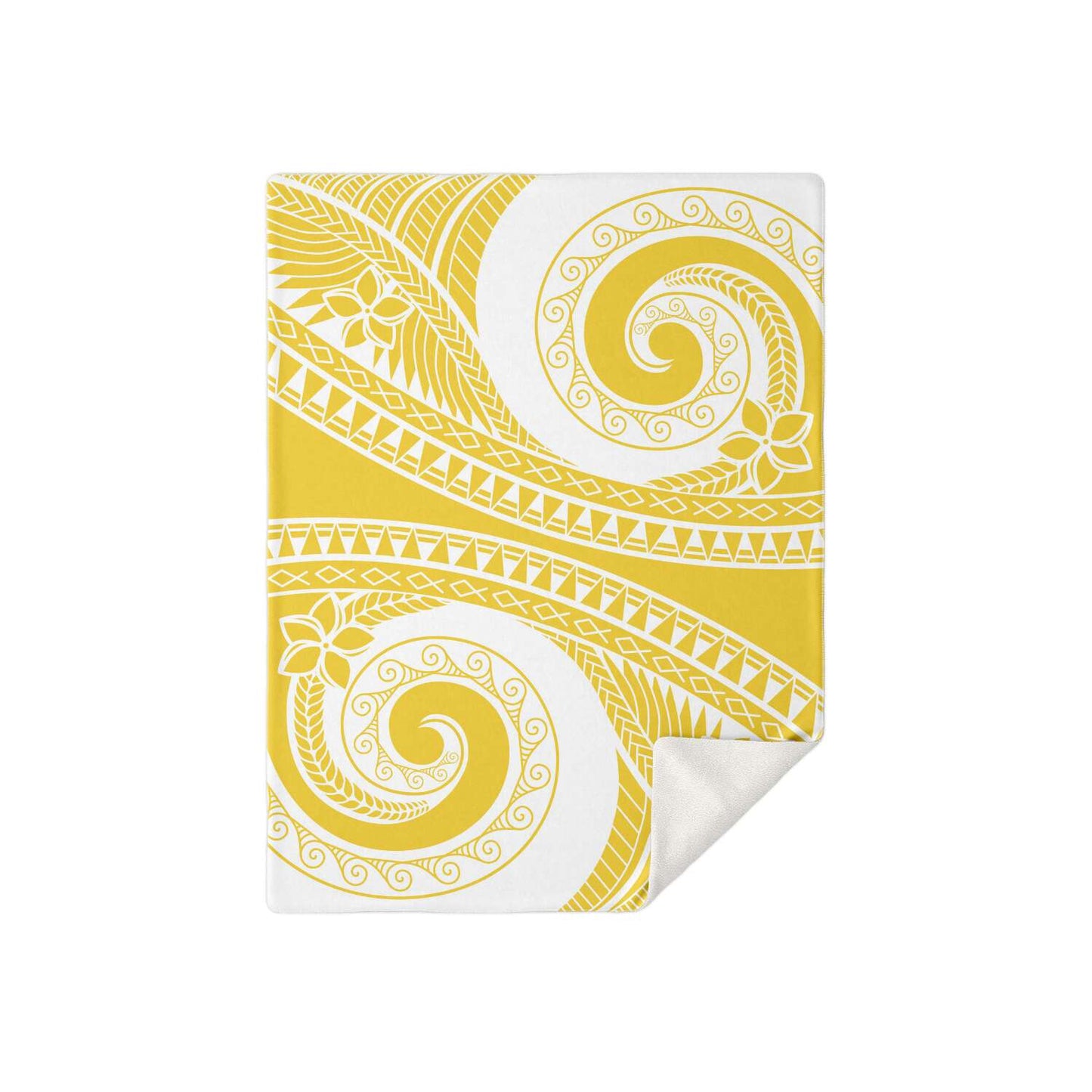 Tribal Gold Microfleece Blanket