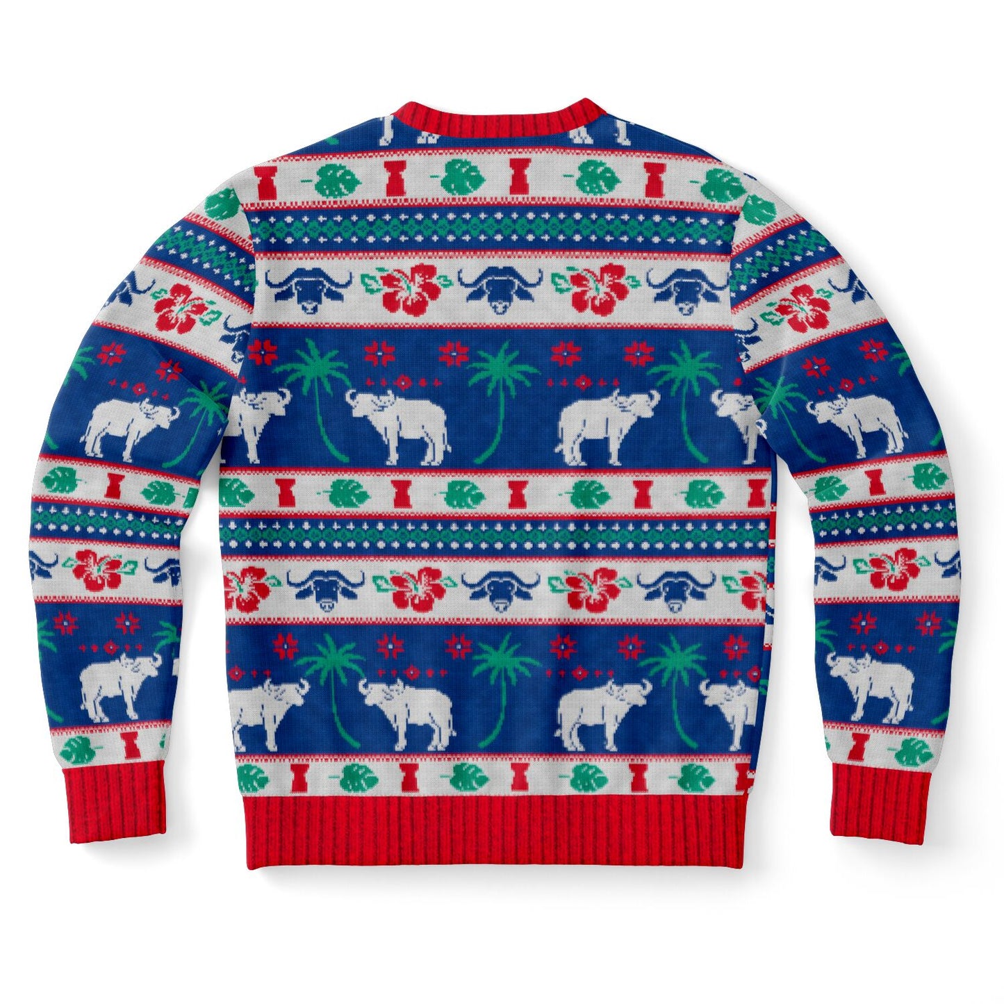 Happy Ai Adai Guam CNMI Chamorro Christmas Faux Sweater Sweatshirt