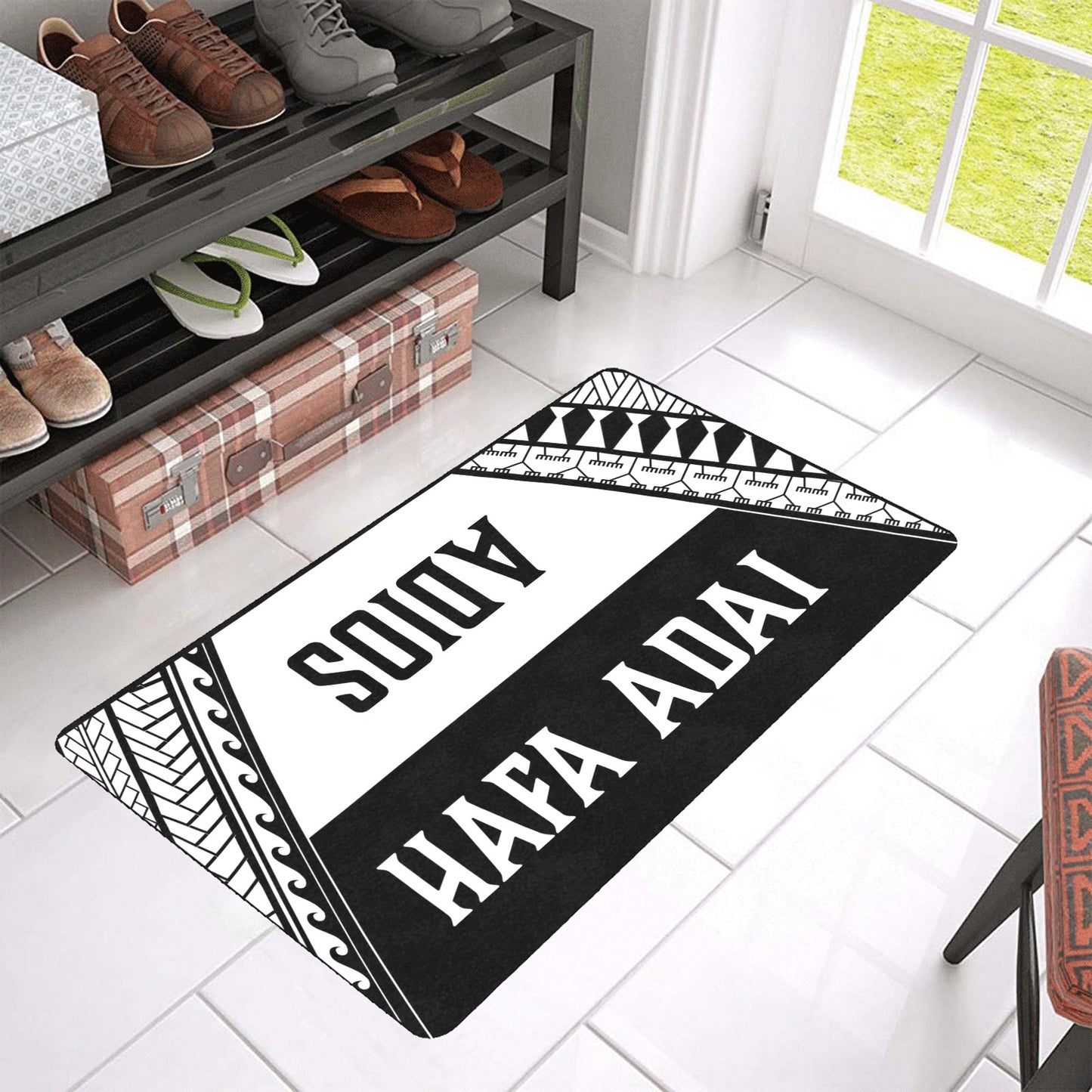 Hafa Adai Adios Guam CNMI Doormat 30"x18"