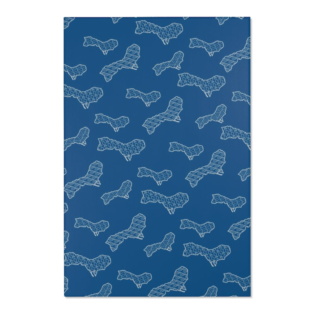 Islands of Guam Blue Nursery Rug Area Rug