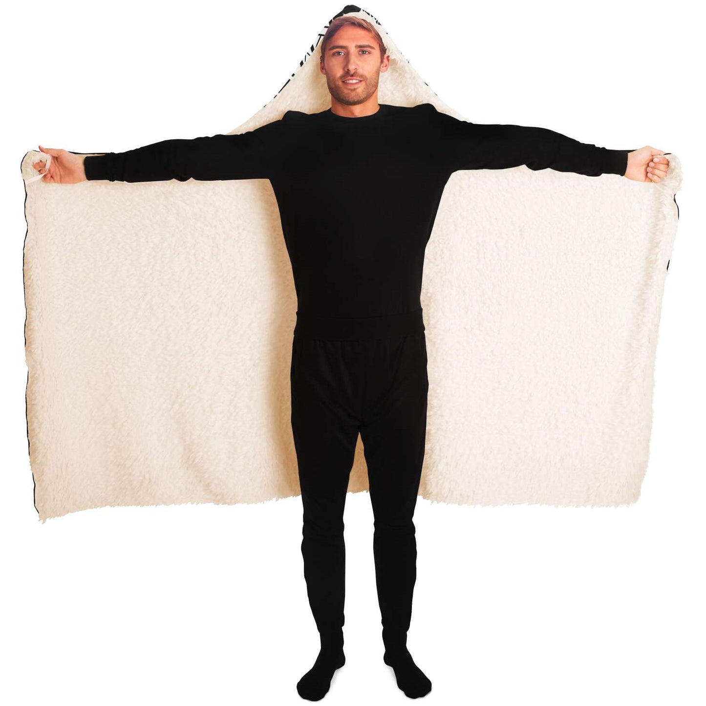 Guahan Tribal Premium Sherpa Hooded Blanket