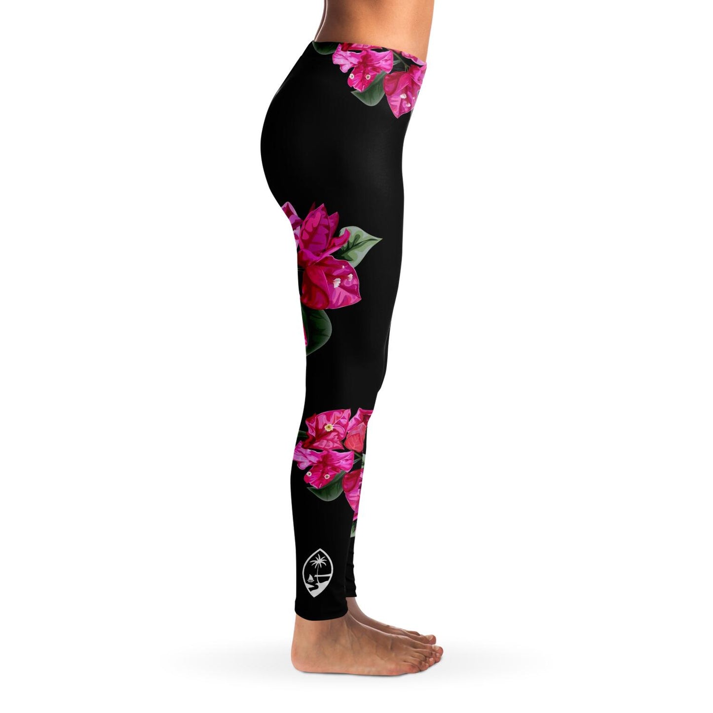 Guam Puti Tai Nobio Bougainvillea Leggings