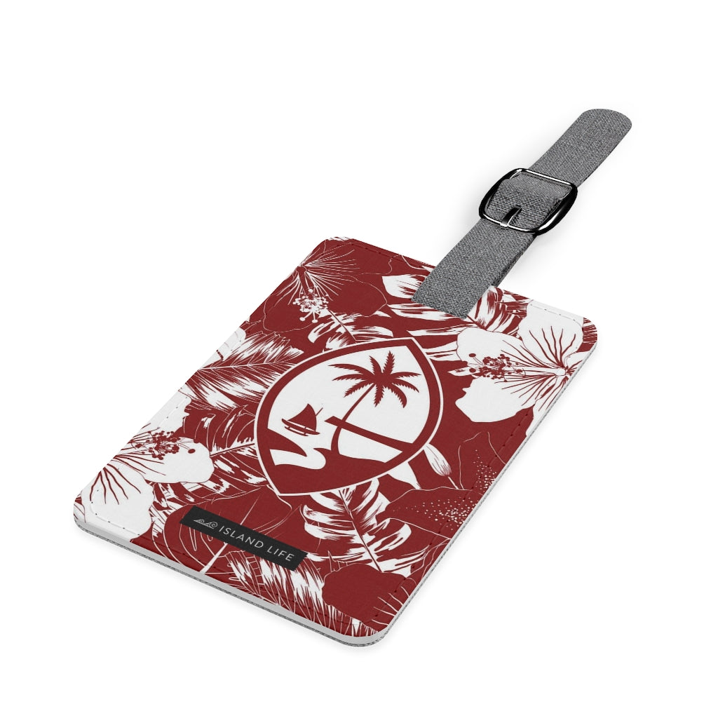 Saffiano Leather Luggage Tag, Rectangle
