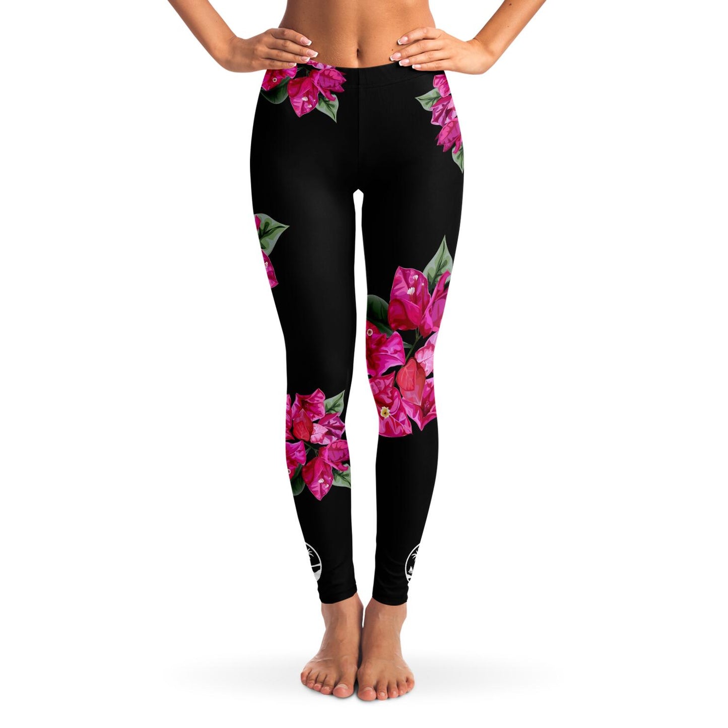 Guam Puti Tai Nobio Bougainvillea Leggings