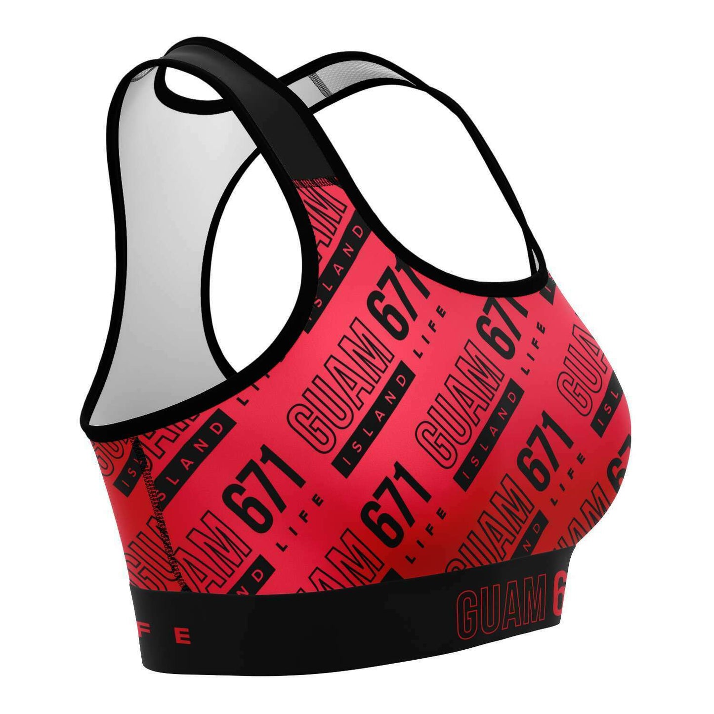 Guam 671 Pink Sports Bra
