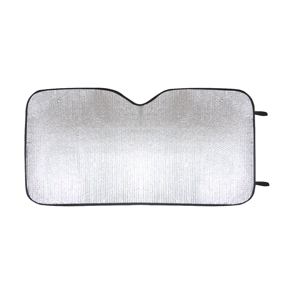 Guam Tropical Hibiscus Blue Car Sun Shade