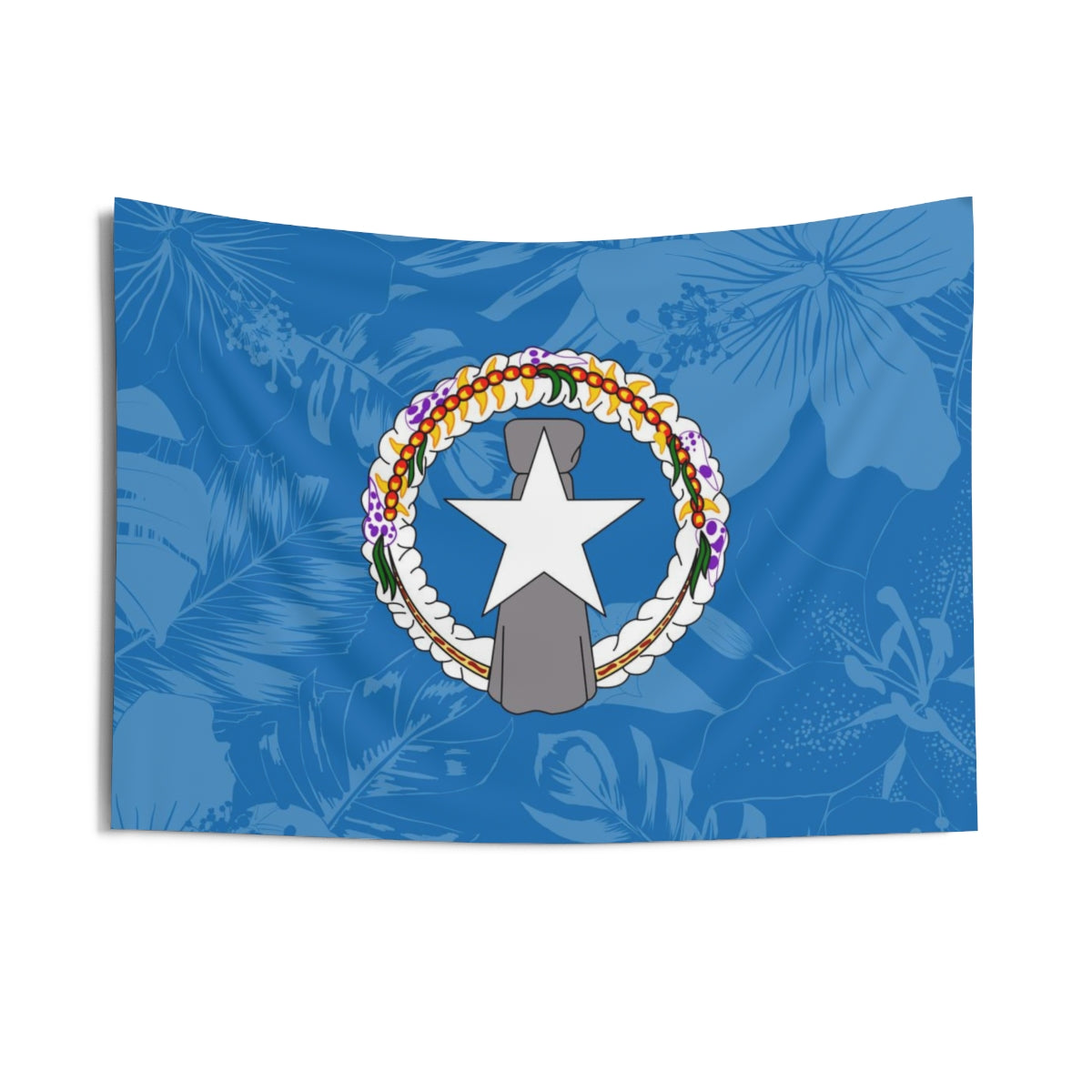 CNMI Saipain Tinian Rota Hibiscus Indoor Wall Tapestry
