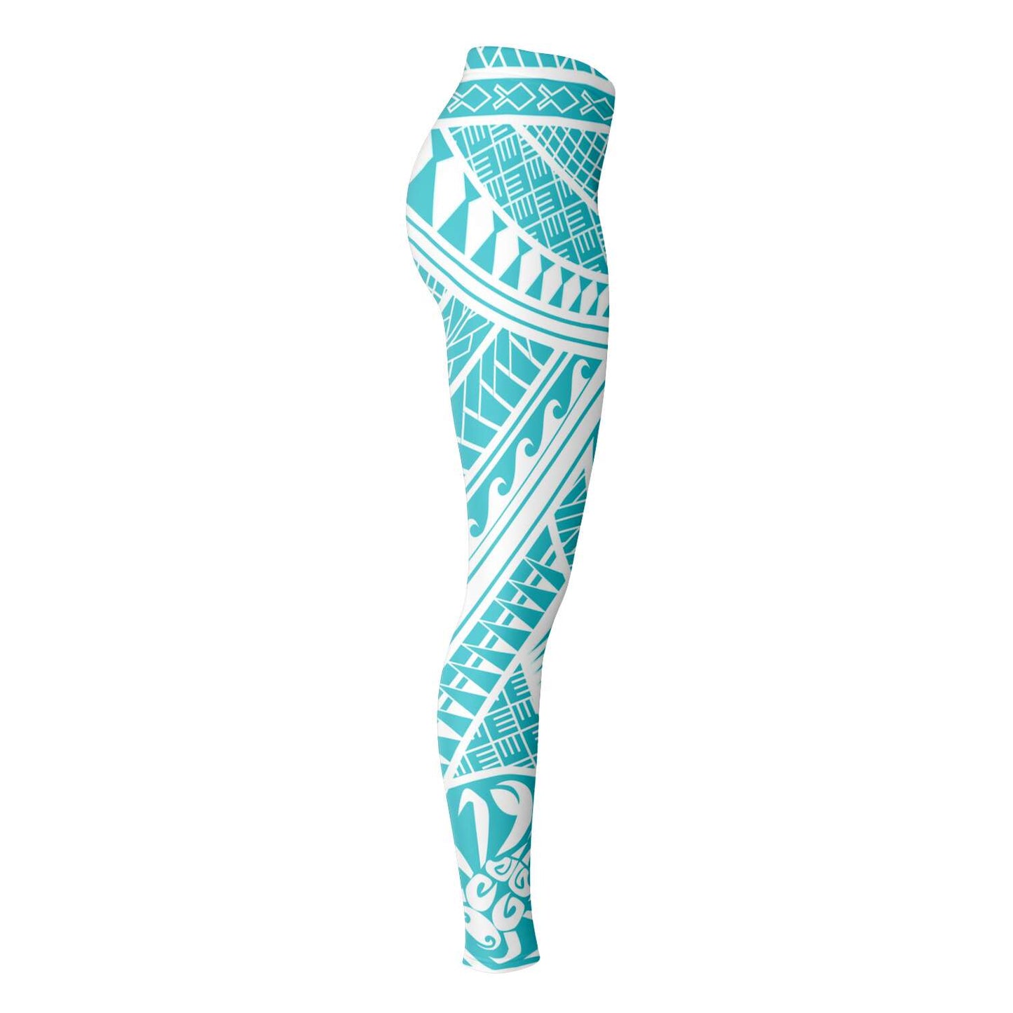 Guahan Modern Tribal Guam CNMI Blue Premium Leggings