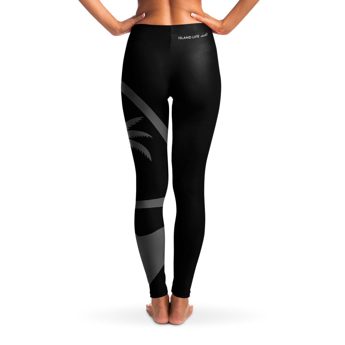Guam Seal Island Girl Black Premium Leggings