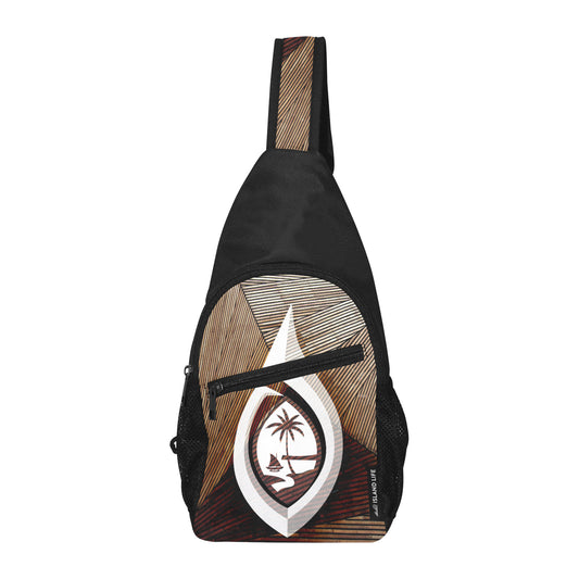 Guam Tribal Hook All Over Print Chest Bag