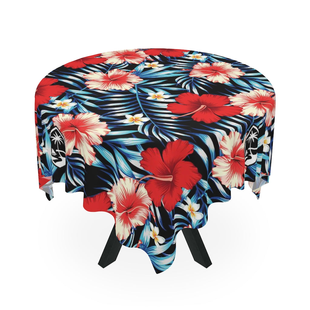 Guam Tropical Floral Table Cloth