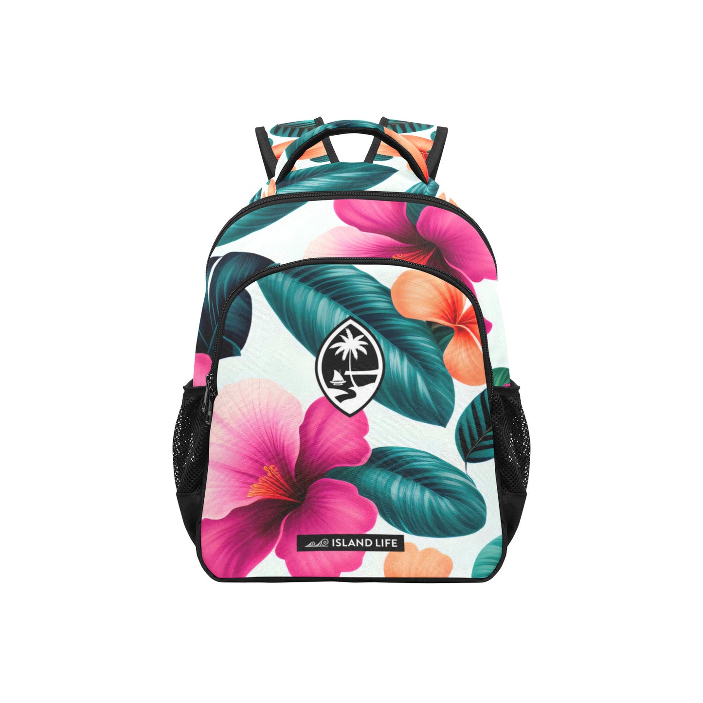 Guam Fuchsia Floral Multifunctional Backpack