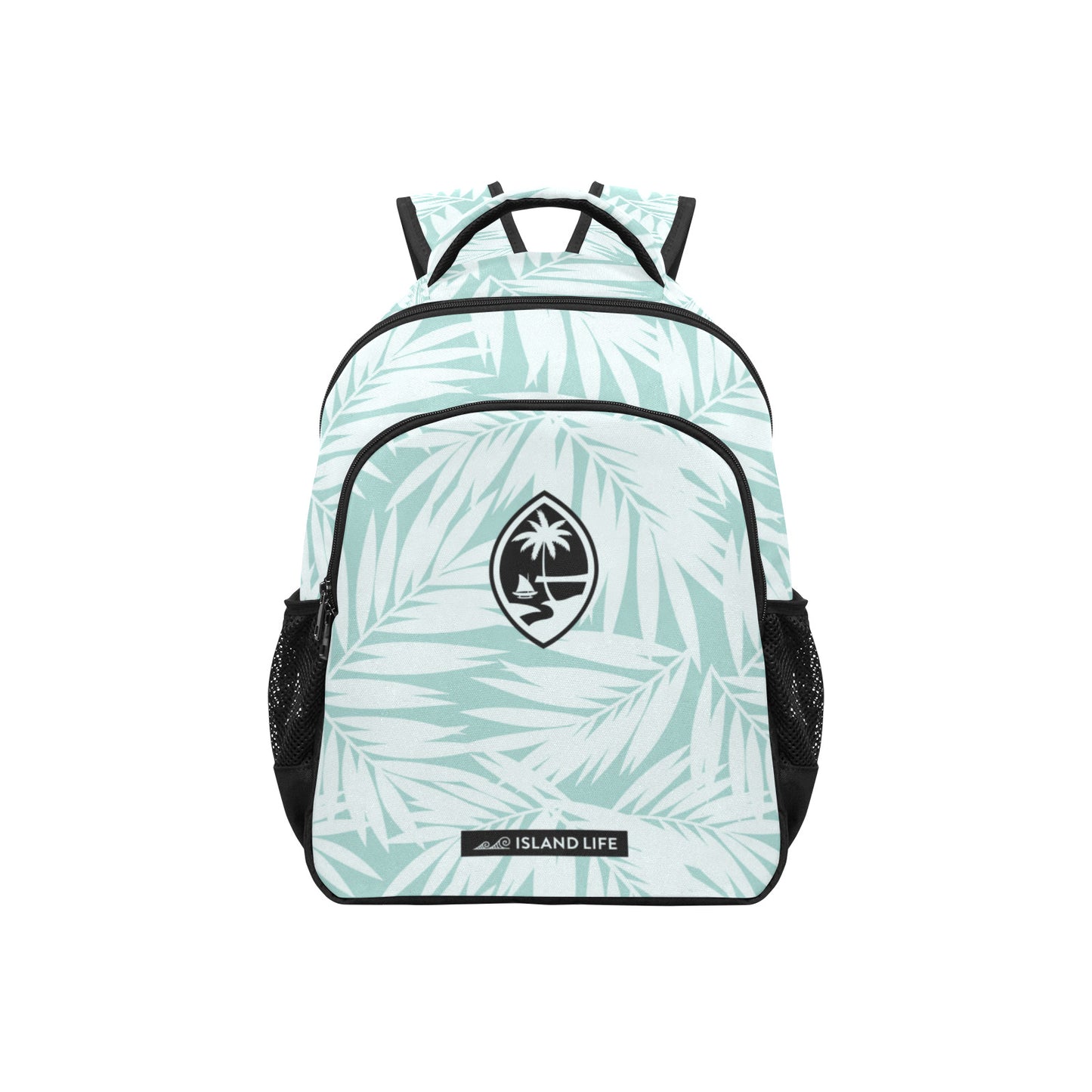 Guam Coconut Leaves Teal Multifunctional Backpack