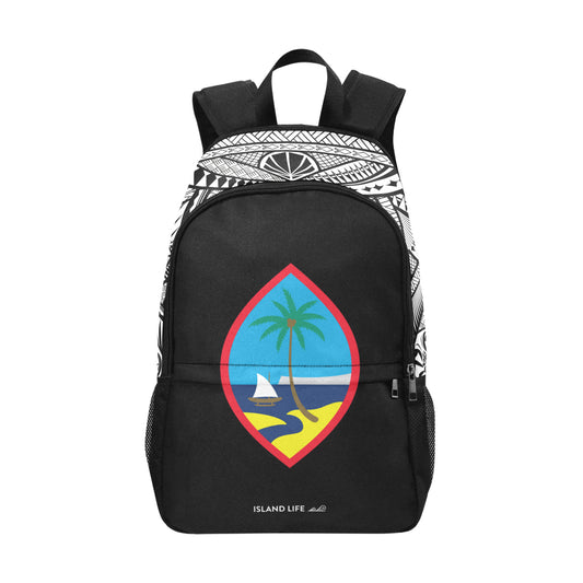 Guahan Tribal Band Laptop Side Pockets Backpack