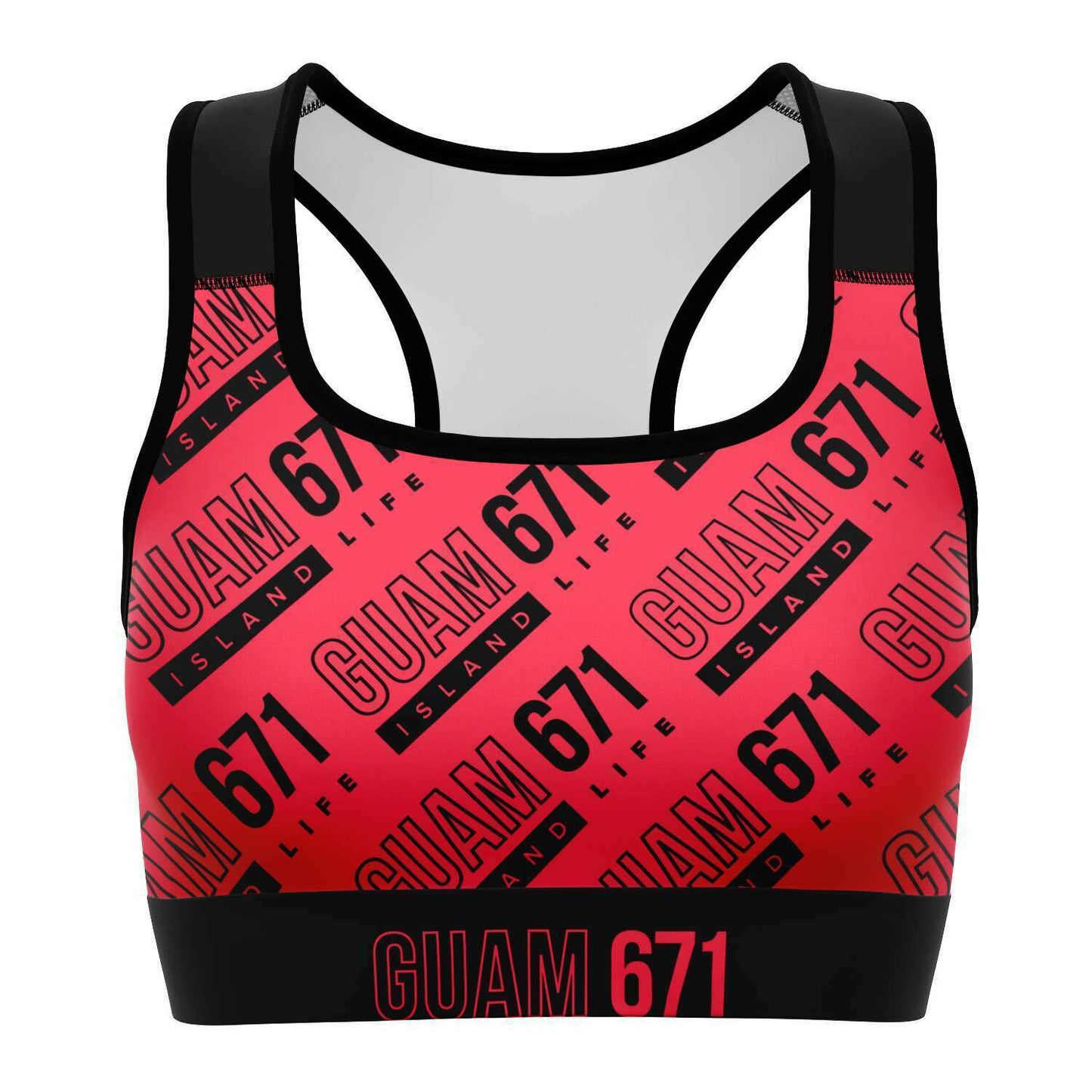 Guam 671 Pink Sports Bra