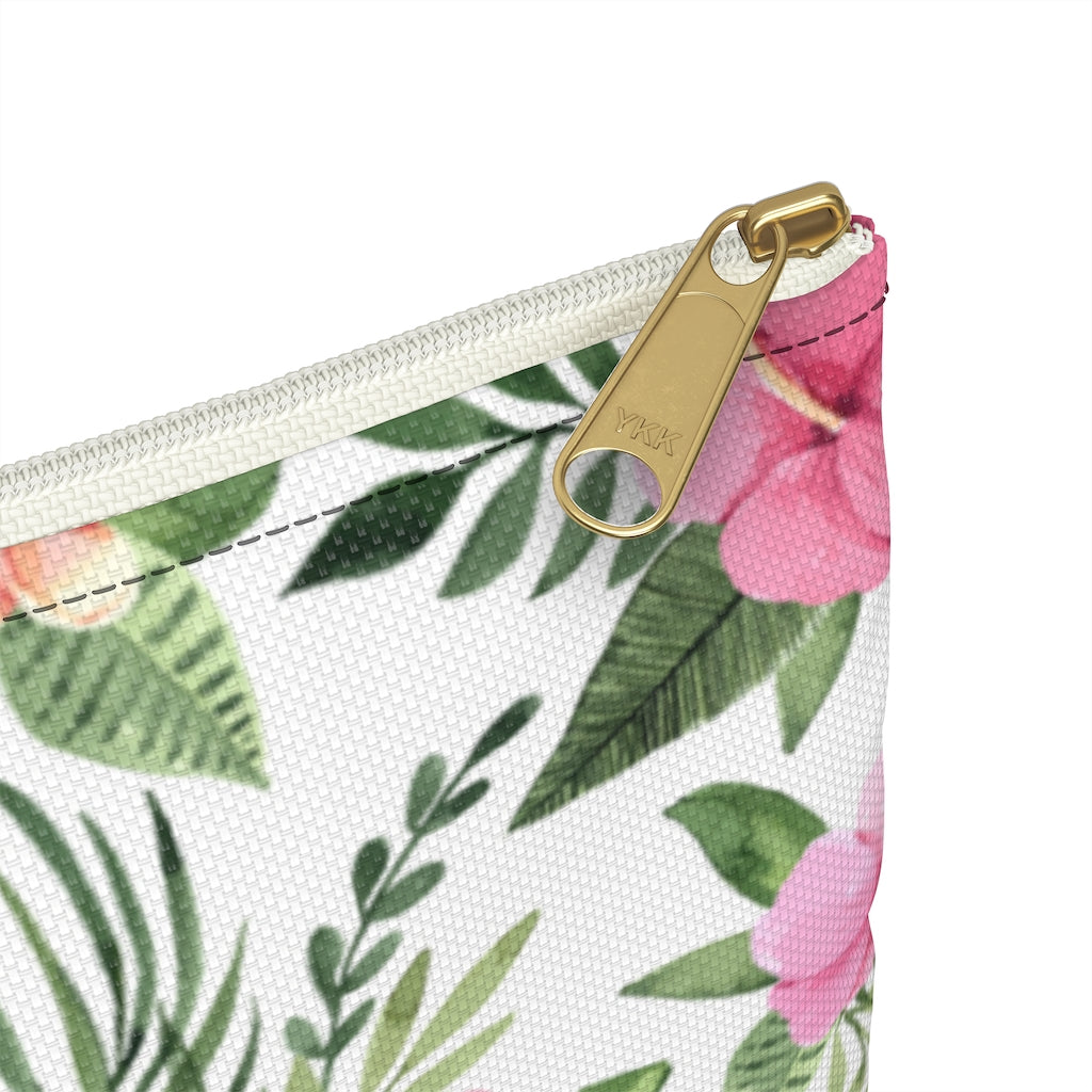 Latte Stone Pink Hibiscus Guam CNMI Accessories Carry All Pouch