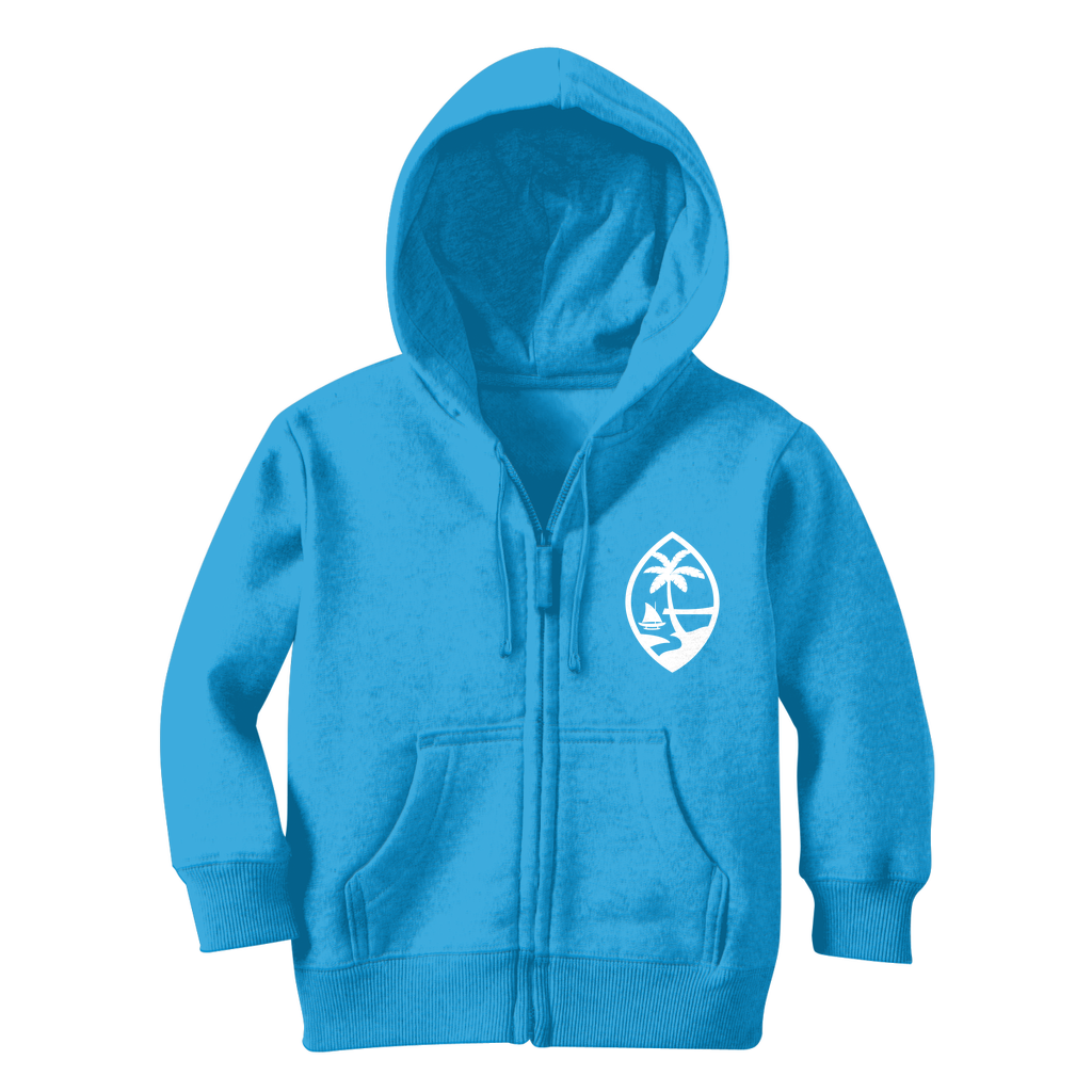 Coconut Crab Island Boy Guam Classic Kids Zip Hoodie Jacket