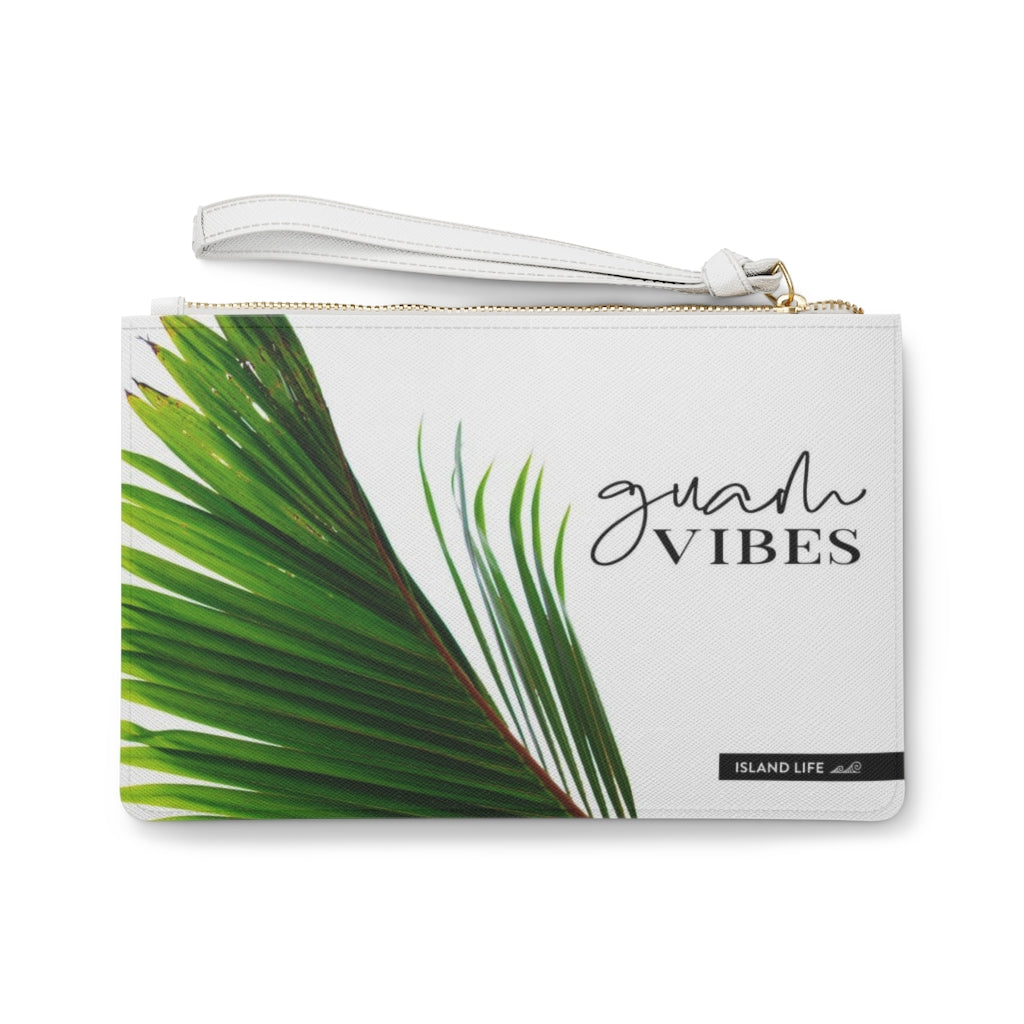 Guam Vibes Coconut Leaf Clutch Bag