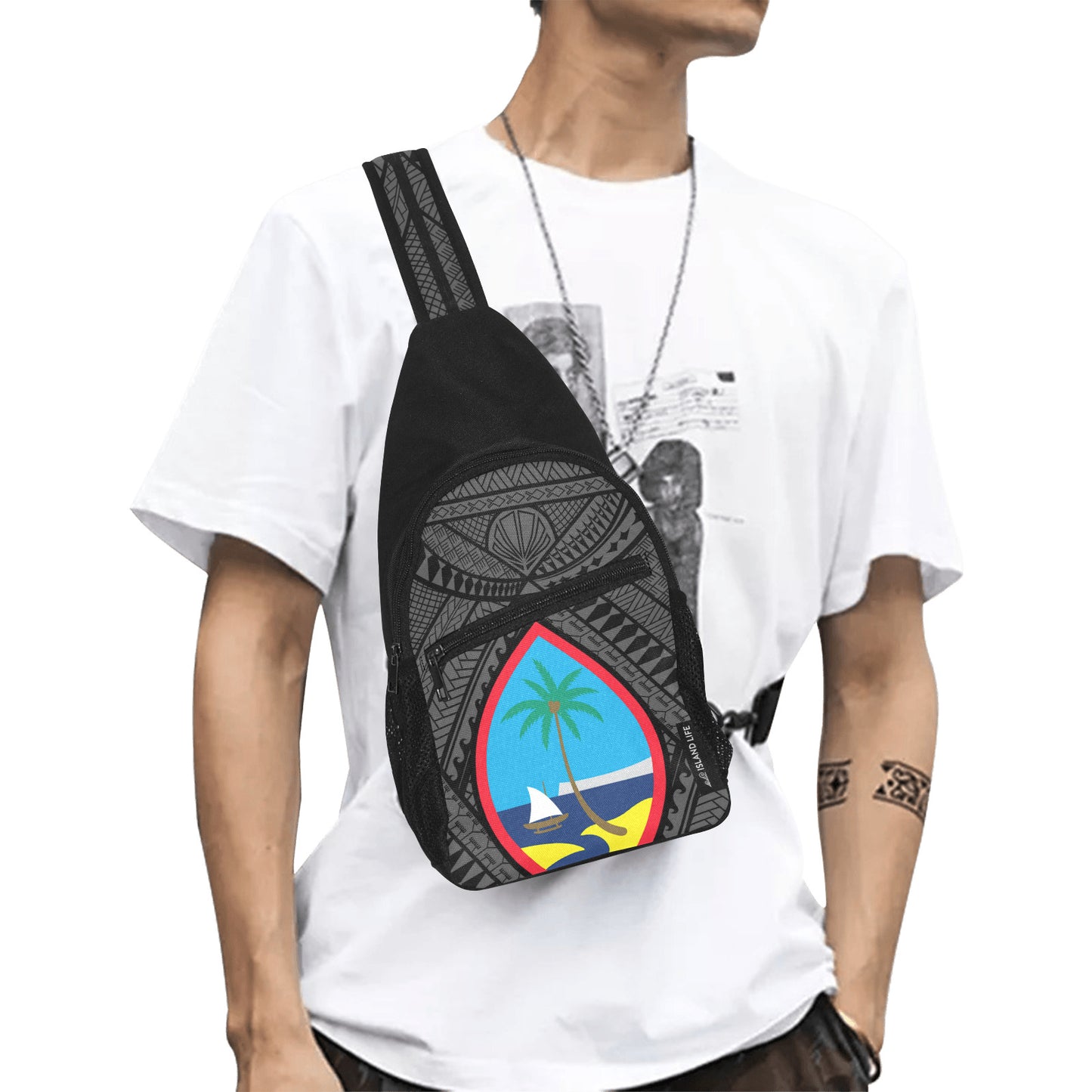 Guahan Tribal All Over Print Chest Bag
