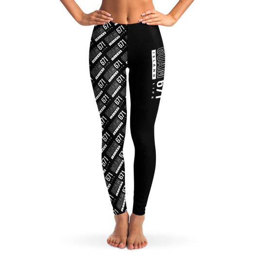 Guam 671 Black Premium Leggings