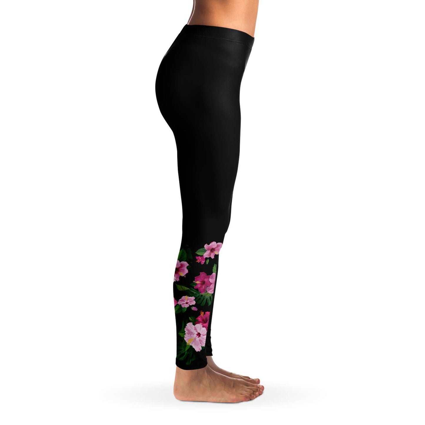 Guam Fuchsia Hibiscus Premium Leggings
