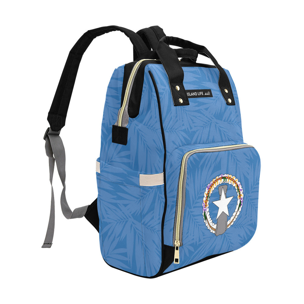 CNMI Coconut Leaves Multi-Function Baby Diaper Backpack Bag