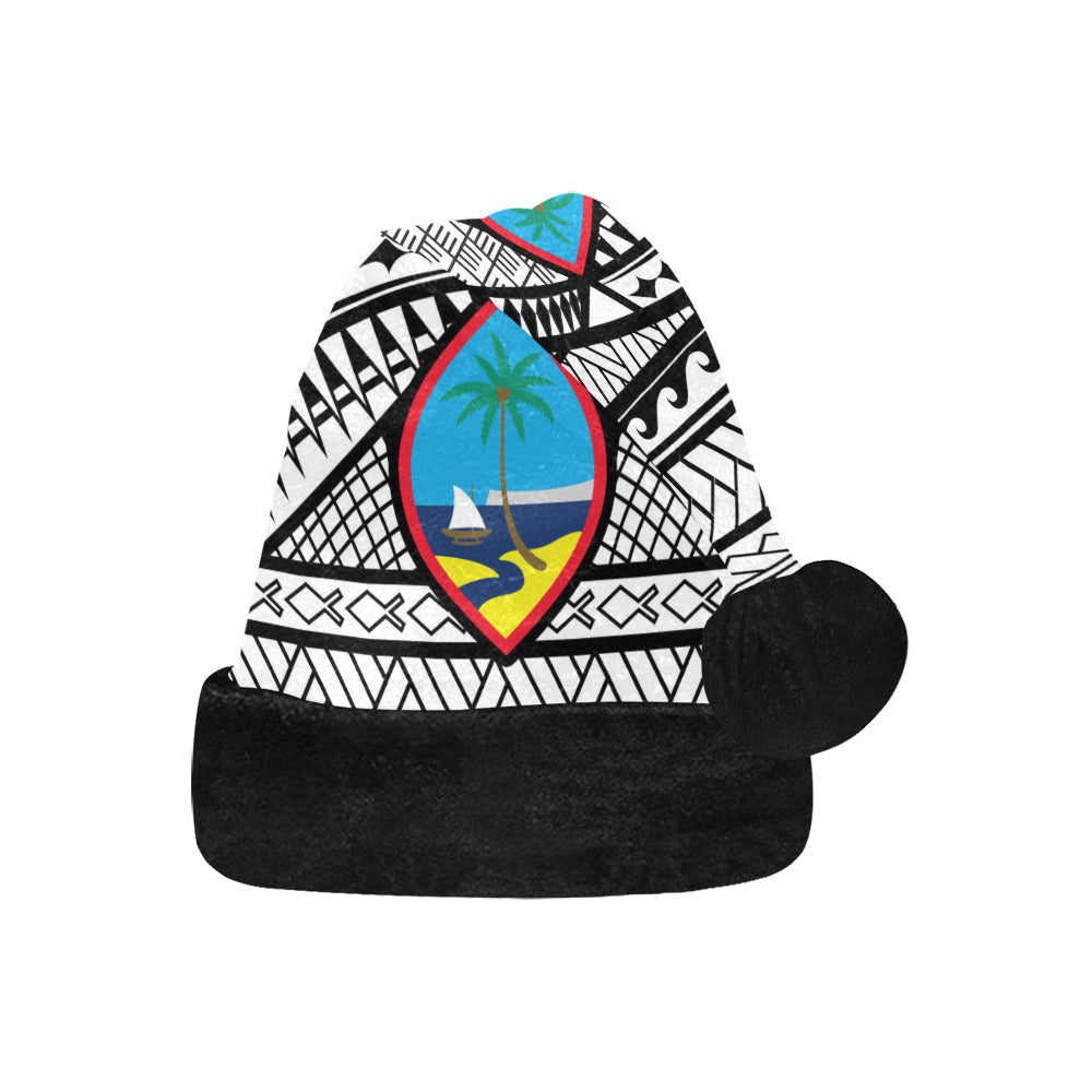 Guam Seal Tribal Santa Hat