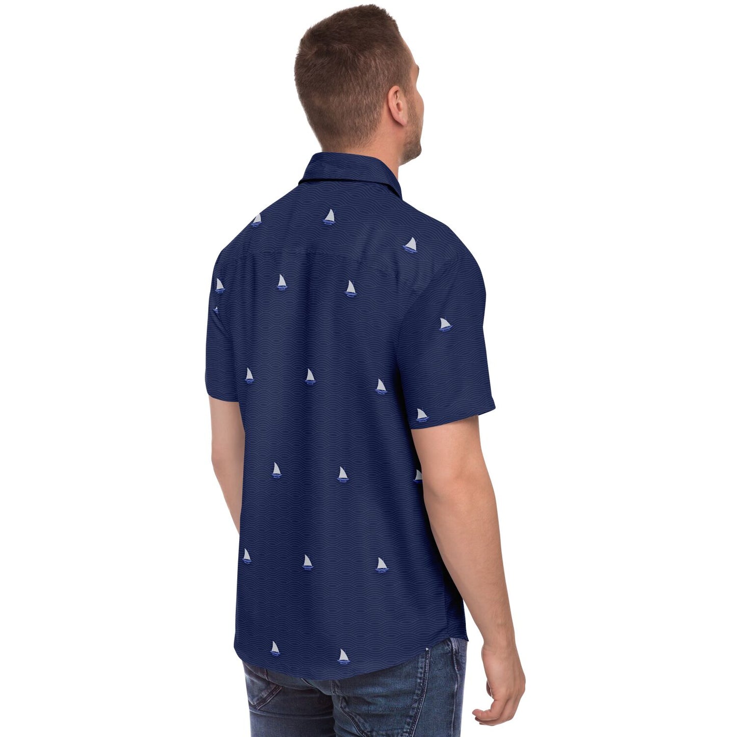Proa Waves Guam CNMI Button Down Shirt